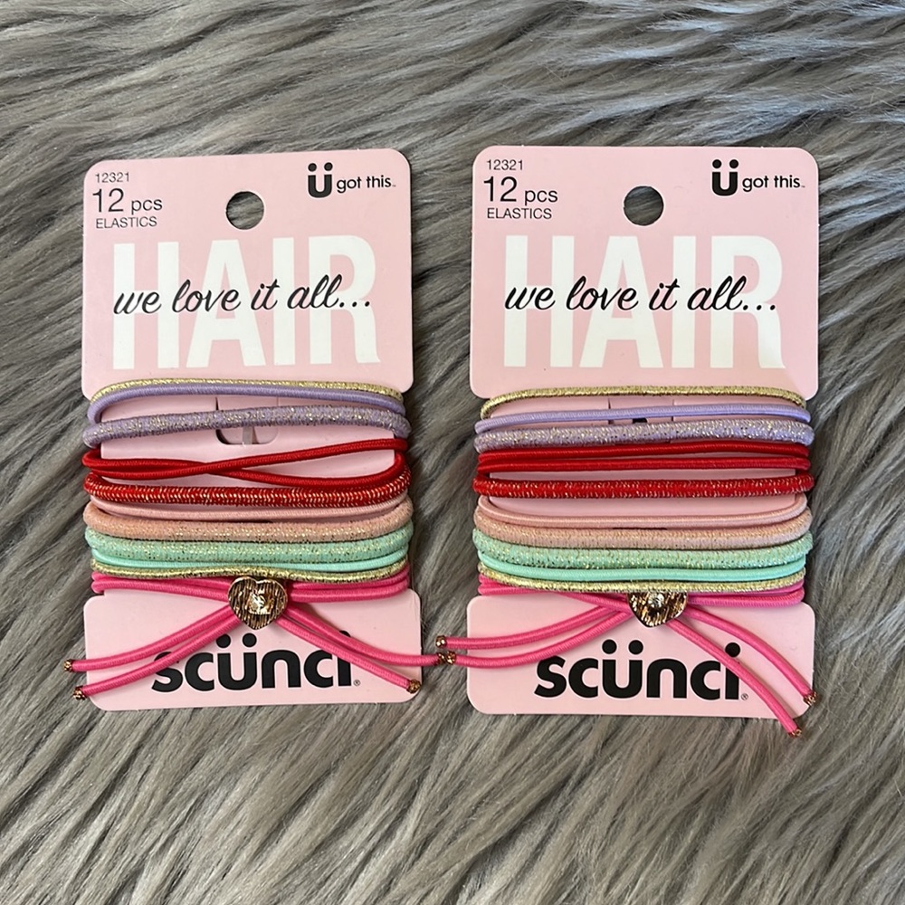 24 piece scunci elastics